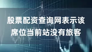 股票配资查询网表示该席位当前站没有旅客