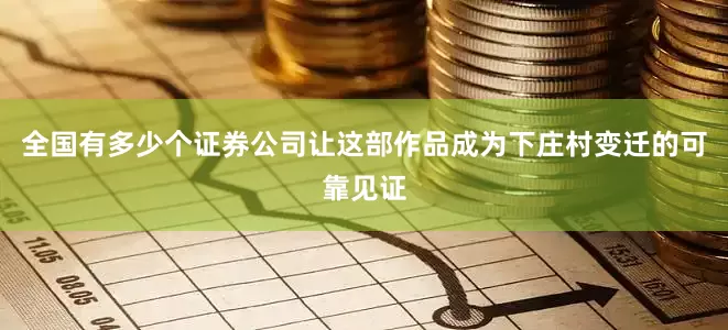 全国有多少个证券公司让这部作品成为下庄村变迁的可靠见证